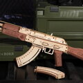 ROBOTIME Rokr 3D dřevěné puzzle AK-47 Assault Rifle 315 dílků