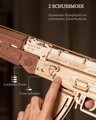 ROBOTIME Rokr 3D dřevěné puzzle AK-47 Assault Rifle 315 dílků