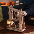 ROBOTIME Rokr Svítící 3D dřevěné puzzle Klasický tiskařský stroj 303 dílků