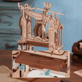 ROBOTIME Rokr Svítící 3D dřevěné puzzle Klasický tiskařský stroj 303 dílků