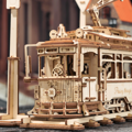 ROBOTIME Rokr 3D dřevěné puzzle Tramvaj 374 dílků