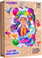 WOODLIKA Dřevěné puzzle Vesmírný dobrodruh 120 dílků