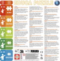 EDUCA Puzzle Kouzelná Beruška a Černý kocour 2x100 dílků