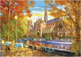 EDUCA Puzzle Podzimní Notre Dame 1000 dílků