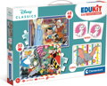CLEMENTONI Soubor her Disney klasika 4v1