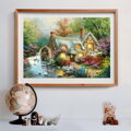 CLEMENTONI Puzzle Útočiště na venkově 1500 dílků