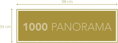 CLEMENTONI Panoramatické puzzle Koně 1000 dílků
