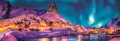 CLEMENTONI Panoramatické puzzle Polární noc nad Lofoty 1000 dílků