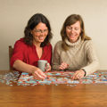 COBBLE HILL Puzzle Vánoční sušenky ve tvaru sněžítek 1000 dílků