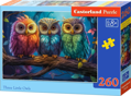 CASTORLAND Puzzle Tři malé sovy 260 dílků