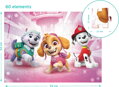 DODO Puzzle Tlapková patrola: Everest, Sky a Marshal 60 dílků