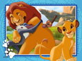 RAVENSBURGER Puzzle Lví král 4v1 (12, 16, 20, 24 dílků)