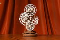UGEARS 3D puzzle Steampunkové hodiny 2.0, 40 dílků