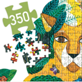 DJECO Obrysové puzzle Lev 350 dílků