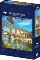 BLUEBIRD Čtvercové puzzle Pont du Gard, Francie 1000 dílků
