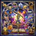 BLUEBIRD Čtvercové puzzle Souhvězdí 1000 dílků