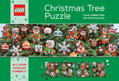 CHRONICLE BOOKS Puzzle Vánoční Lego stromeček 4x100 dílků
