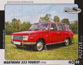 RETRO-AUTA Puzzle č.43 Wartburg 353 Tourist (1976) 40 dílků