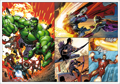 TREFL Puzzle Avengers: Heorické dny 4x250 dílků