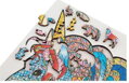 MOXY Obrysové puzzle Jednorožec 137 dílků