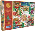 GIBSONS Puzzle Special Gold Edition: Vánoce po celém světě 500 dílků