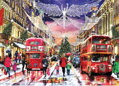 GIBSONS Puzzle Vánoční Regent Street XL 500 dílků