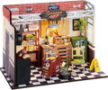 ROBOTIME Rolife DIY 3D dřevěné puzzle Garáž s LED osvětlením 157 dílků