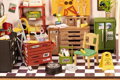 ROBOTIME Rolife DIY 3D dřevěné puzzle Garáž s LED osvětlením 157 dílků
