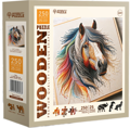 WOODEN CITY Dřevěné puzzle Jemný kůň 250 dílků