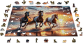 WOODEN CITY Dřevěné puzzle Divocí koně na pláži 4000 dílků