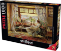 ANATOLIAN Puzzle Čtení u okna 1000 dílků
