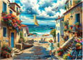 ANATOLIAN Puzzle Líbezná vesnička 1000 dílků