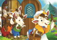 ART PUZZLE Puzzle Roztomilá telátka 12+24 dílků