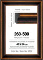 ART PUZZLE Rám na puzzle 48x34cm Brown (5706)