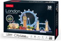 CUBICFUN Svítící 3D puzzle CityLine panorama: Londýn 186 dílků