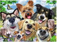 RAVENSBURGER Puzzle Psí selfie 500 dílků