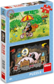 DINO Puzzle Krteček: Krtkův den 2x48 dílků
