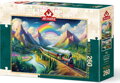 ART PUZZLE Puzzle Duhový vlak 260 dílků