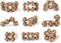 UGEARS 3D puzzle Flexi-kubus 2.0; 144 dílků