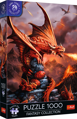 TREFL Puzzle Premium Plus Fantasy Collection: Ohnivý drak 1000 dílků
