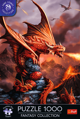 TREFL Puzzle Premium Plus Fantasy Collection: Ohnivý drak 1000 dílků