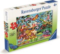 RAVENSBURGER Puzzle Zahradní dobrodružství s broučky 60 dílků