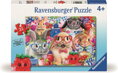 RAVENSBURGER Puzzle Zajíčci a lesní ovoce 35 dílků