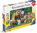 RAVENSBURGER Puzzle Kamarádi z kouzelného lesa 2x24 dílků