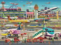 RAVENSBURGER Puzzle Letištní ruch XXL 150 dílků