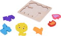 JOKOMISIADA Dřevěné puzzle Slon 6 dílků