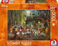 SCHMIDT Puzzle Disney: Mickey a Minnie o Halloweenu 1000 dílků