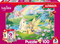 SCHMIDT Puzzle Bayala: Magičtí jednorožci 100 dílků + figurka Schleich