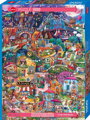 HEYE Puzzle Happy Town: Dobrý večer! 1000 dílků