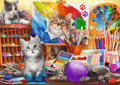 TREFL Puzzle Umění malování 2x500 dílků